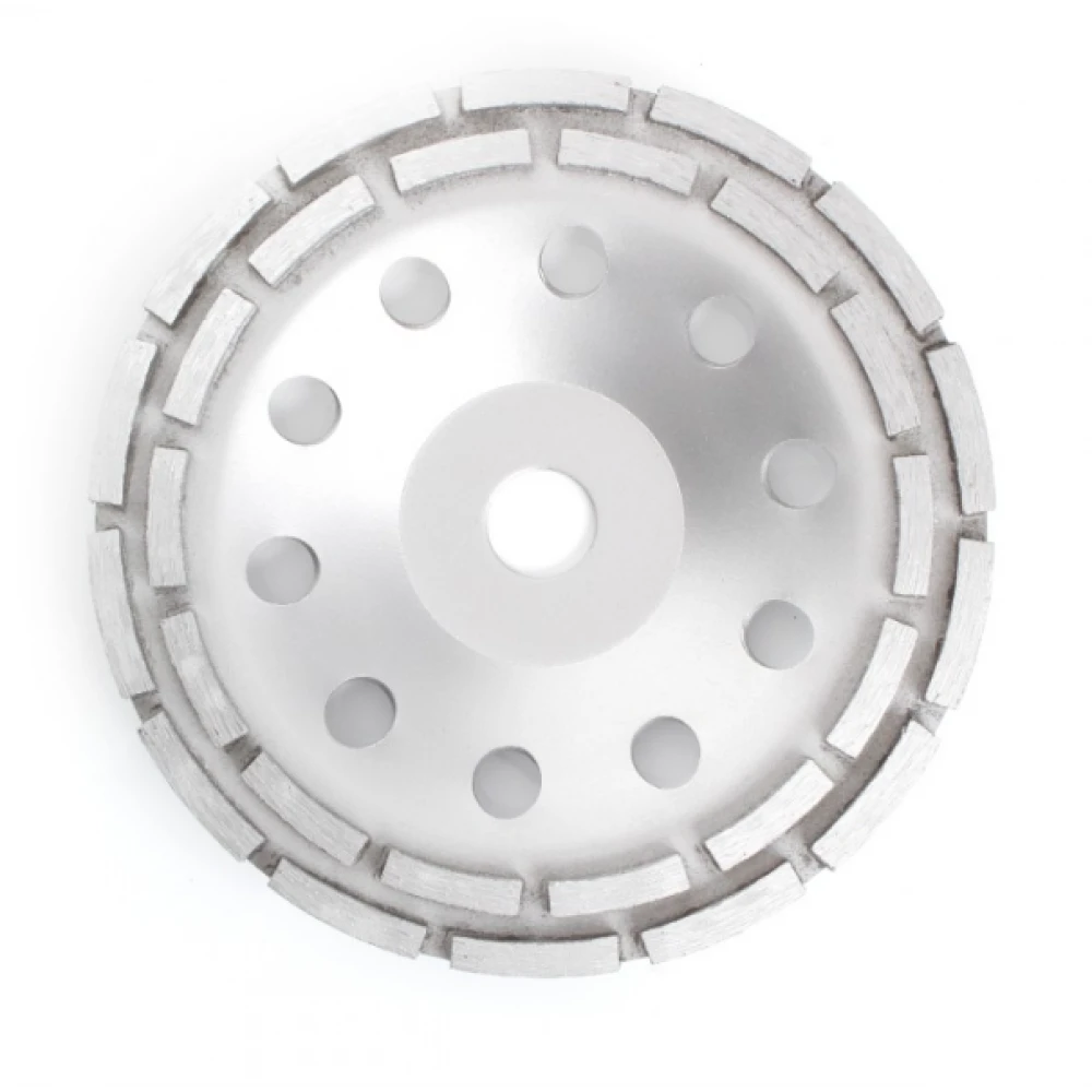 Диамантен шлифовъчен диск с двоен сегмент, за шлайфане, 180x22.2 мм - KD1951