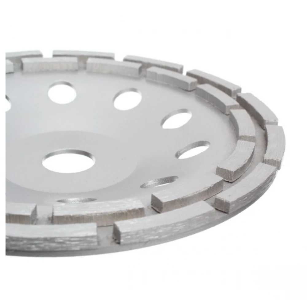 Диамантен шлифовъчен диск с двоен сегмент, за шлайфане, 180x22.2 мм - KD1951