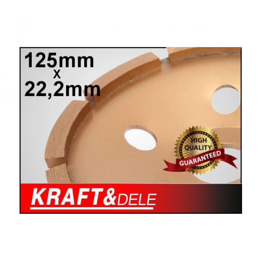 Шлифовъчен диск за шлайфане, 125 х 22,2 мм - KD1954