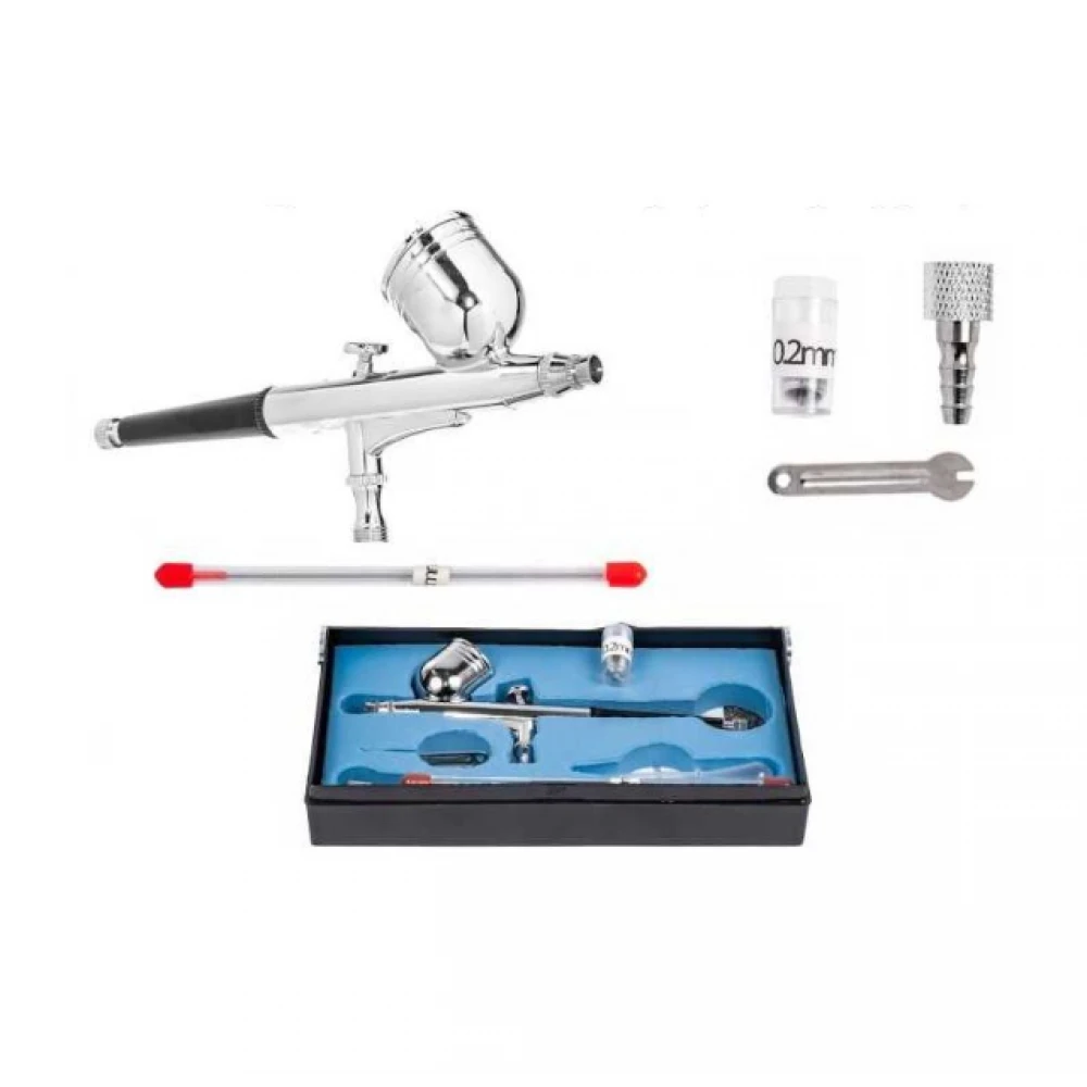 Професионален аерограф за боядисване, 0.2 мм, 0.3 мм - KD2096