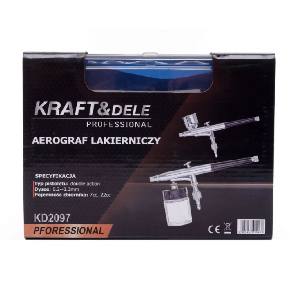 Професионален аерограф за боядисване, 0.2 мм, 0.3 мм, 0.5 мм - KD2097
