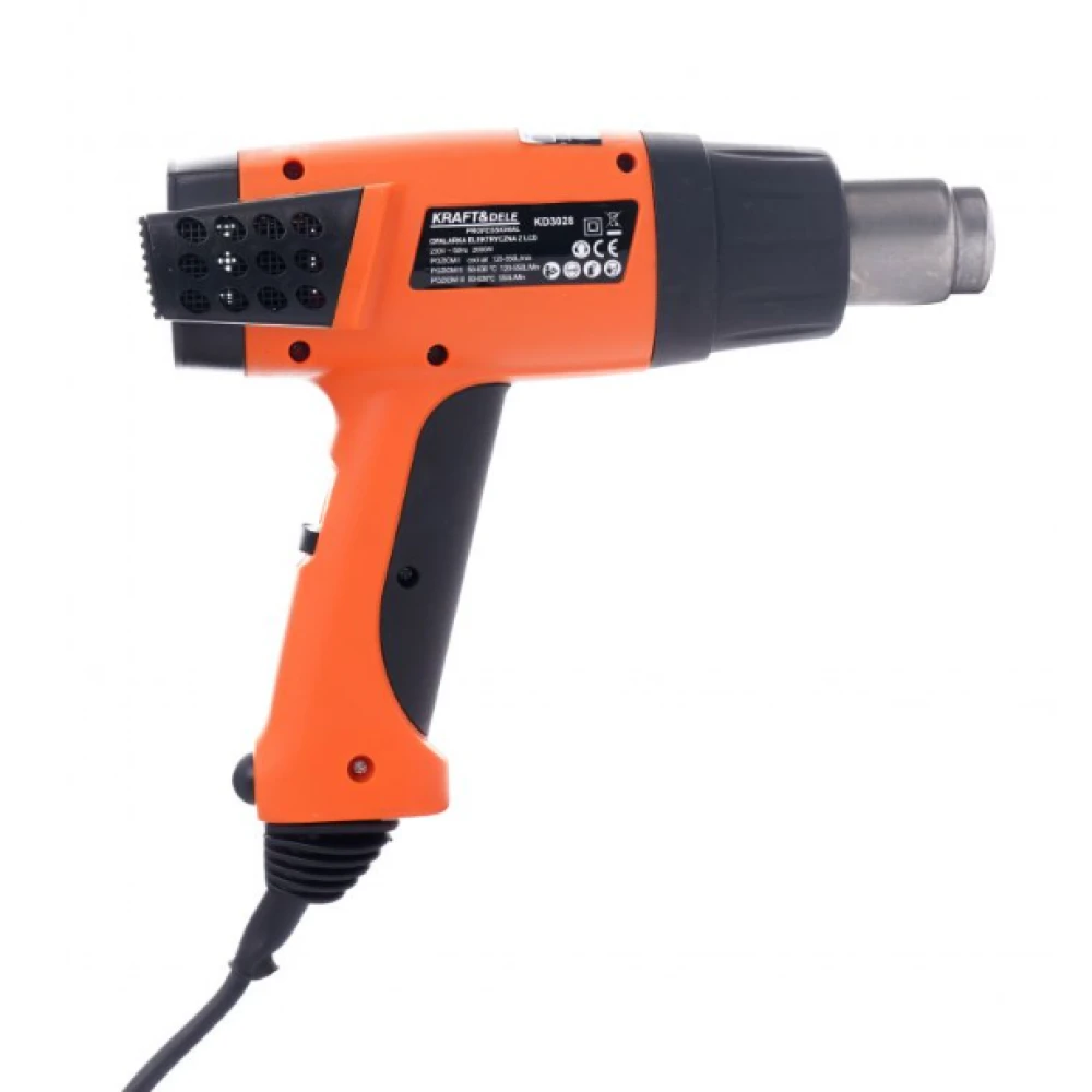Електрически термопистолет с LCD, 2000W, 230V - KD3028
