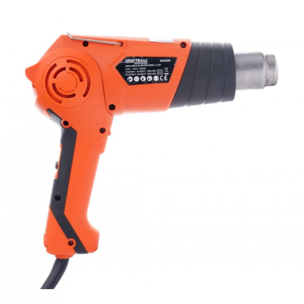 Електрически термопистолет с LCD, 2000W, 230V - KD3029