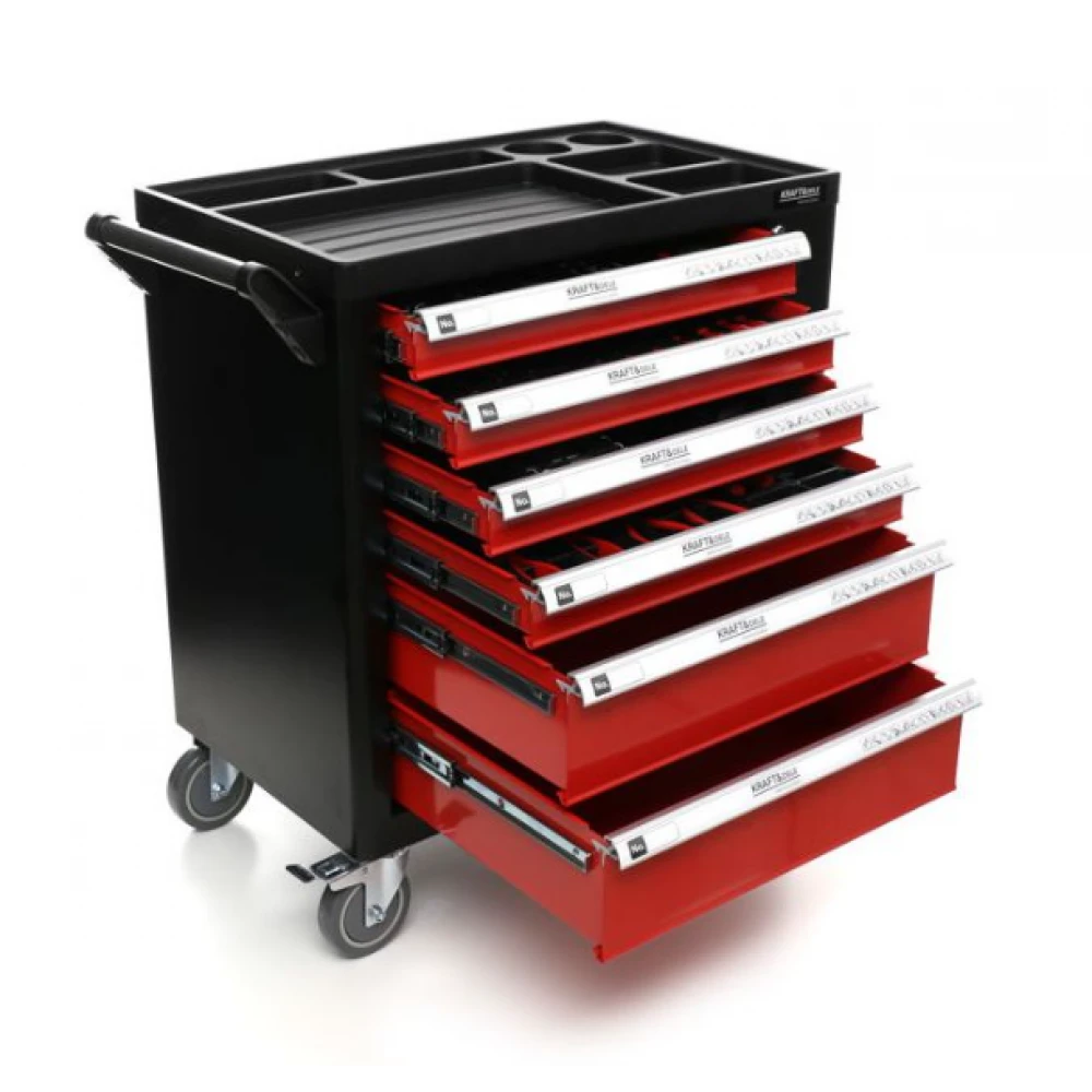 Количка / шкаф за инструменти 263 части с 6 чекмеджета KD362