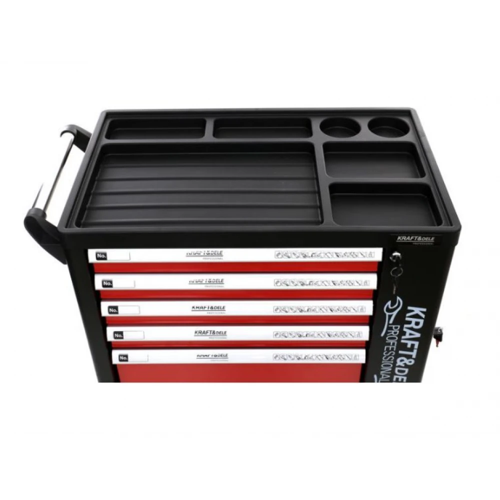 Количка / шкаф за инструменти 263 части с 6 чекмеджета KD362