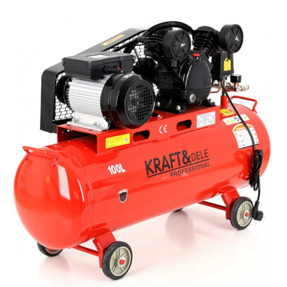 Маслен компресор 100L, 230V, 8 bar - KD402