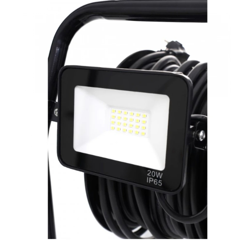 Удължителен кабел за барабан, 30 м. + LED - KD4037