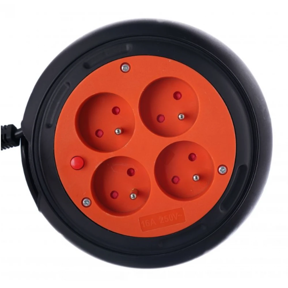 Удължителен кабел с макара, 6 м. - KD4038