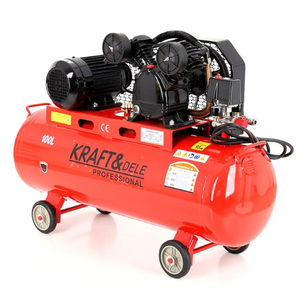 Маслен компресор 100L, 400V, 8 bar - KD404