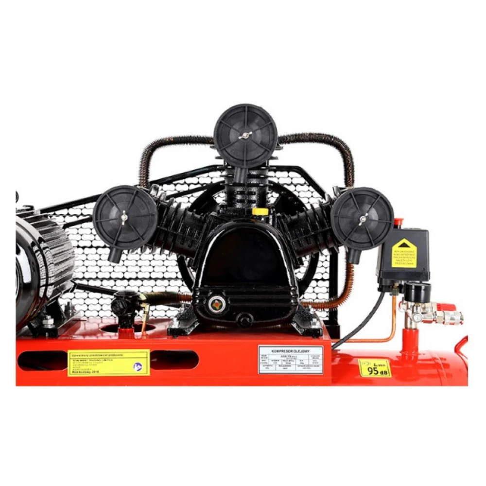 Маслен компресор за въдзух 200 литра 3 бутала, 400V - KD408