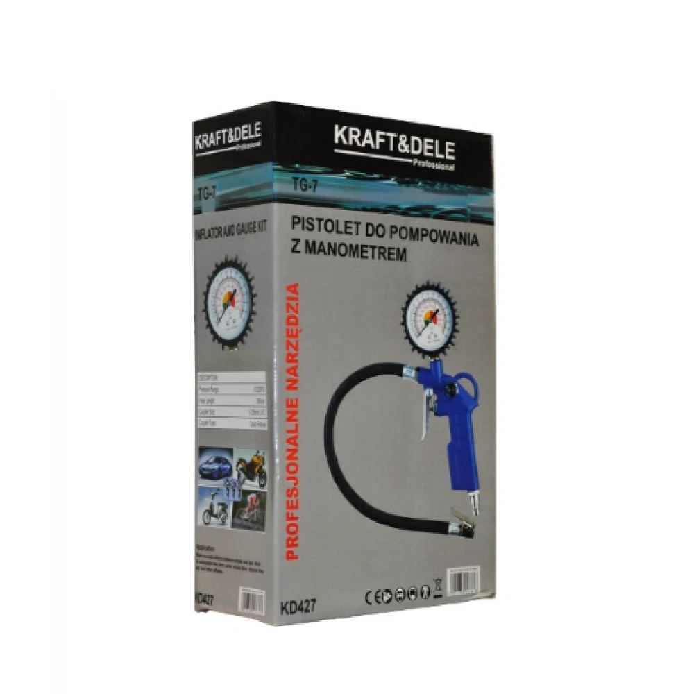 Пистолет за помпане с манометър - KD427