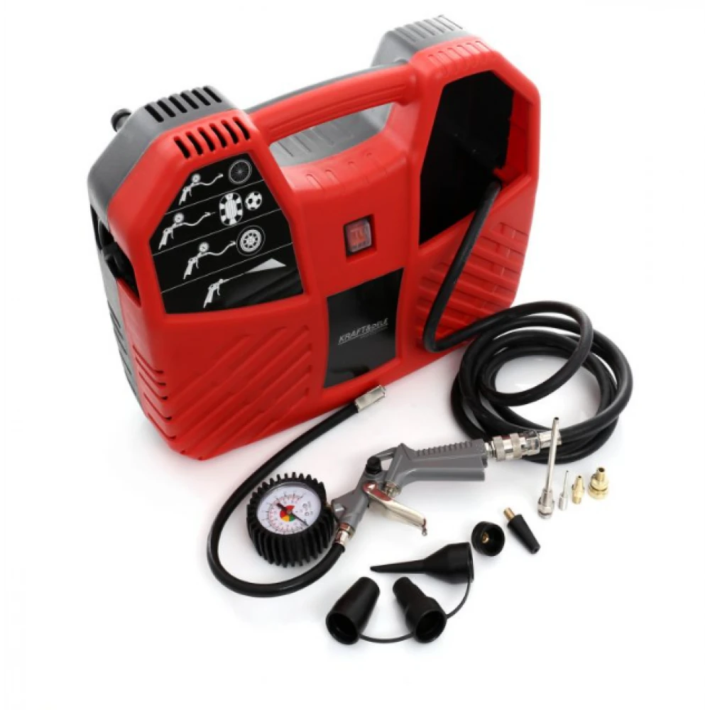 Безмаслен компресор 1100W, 8 бара, 180л/мин - KD429