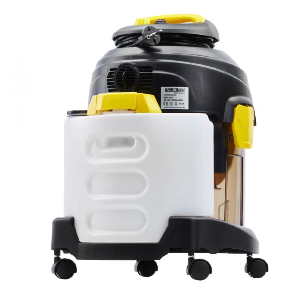 Индустриална прахосмукачка за мокро и сухо почистване, 10 кг., 1400 W - KD481