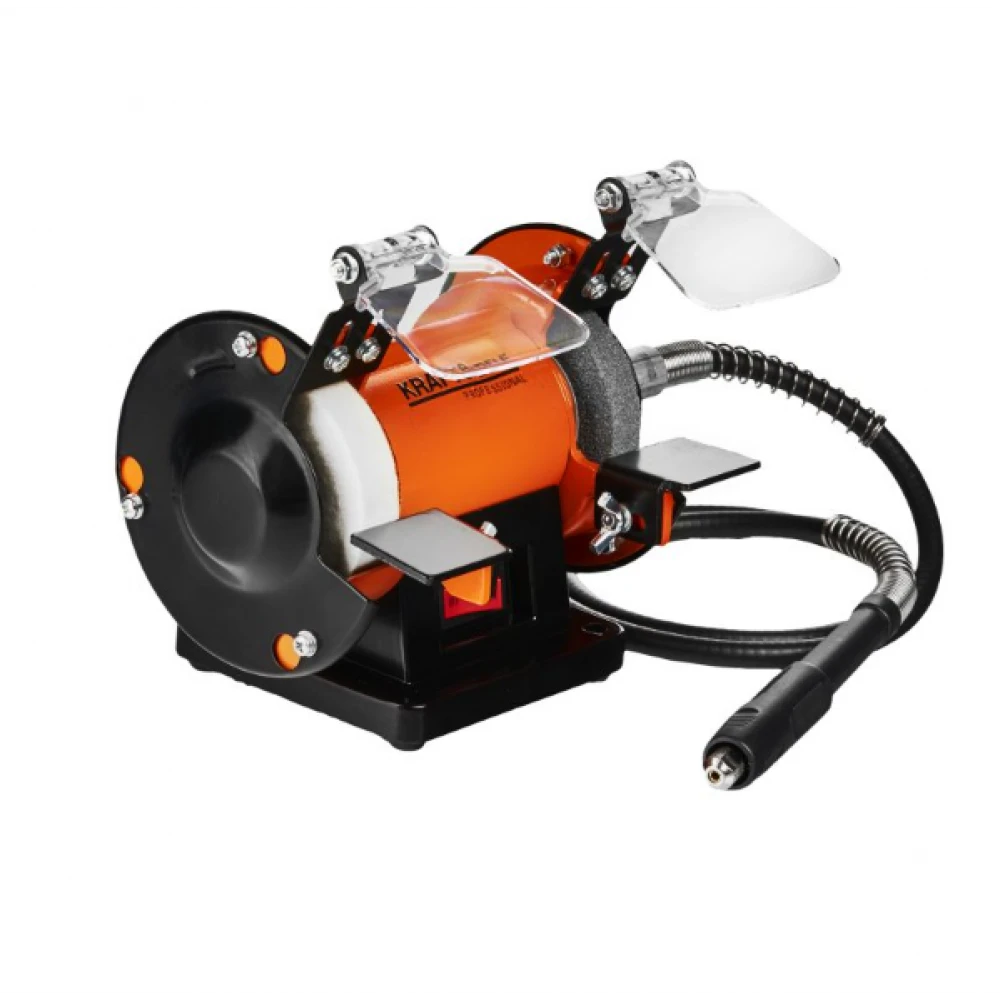 Настолен шмиргел + шлайф 250W 75x13 мм, 75x17 мм - KD567