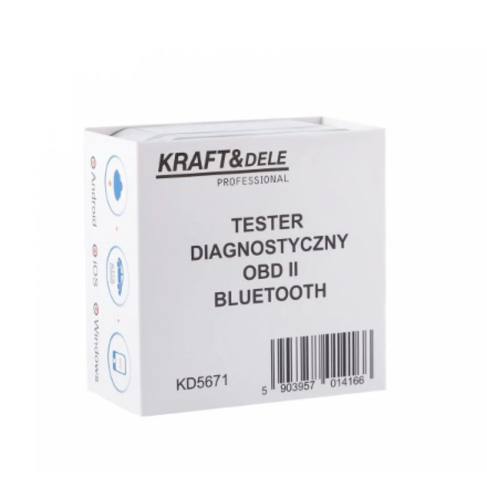 Диагностичен скенер с Bluetooth, OBD II - KD5671
