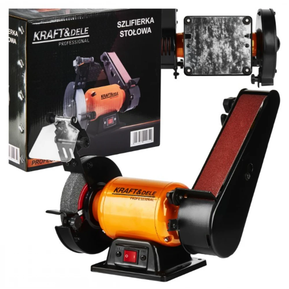 Настолна лентова шлифовъчна машина / Шмиргел 1800W - KD568