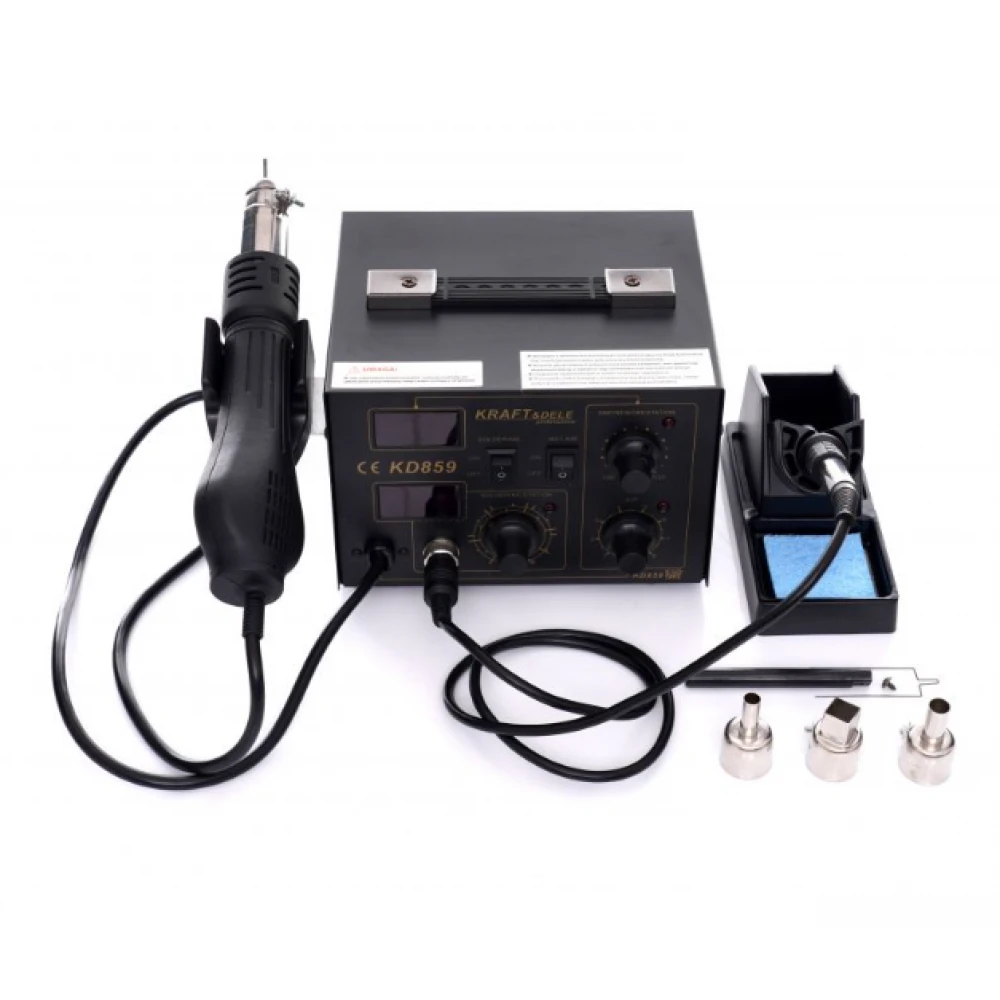 Машина за заваряване на пластмаса, 3 в 1, с 4 накрайника, 700W - KD859