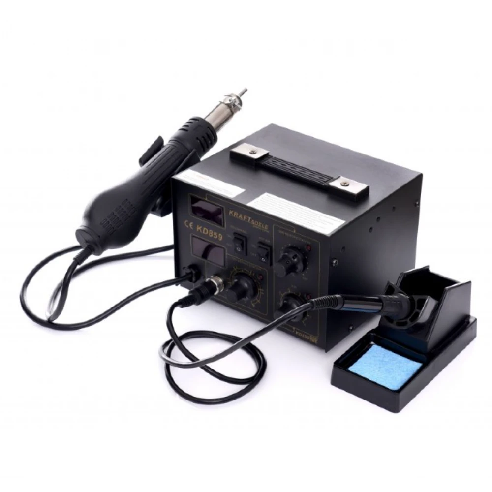 Машина за заваряване на пластмаса, 3 в 1, с 4 накрайника, 700W - KD859