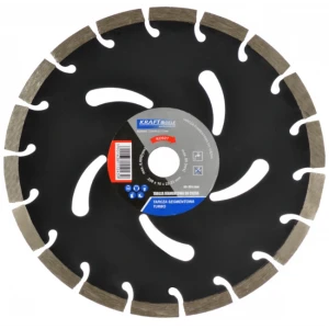 Сегментен режещ диск за сухо и мокро рязане, 230x10x22.23 мм - KD927