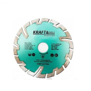 Сегментиран диамантен диск за рязане на каменни изделия, плочки, гранит и др., 125x22.2 мм - KD928