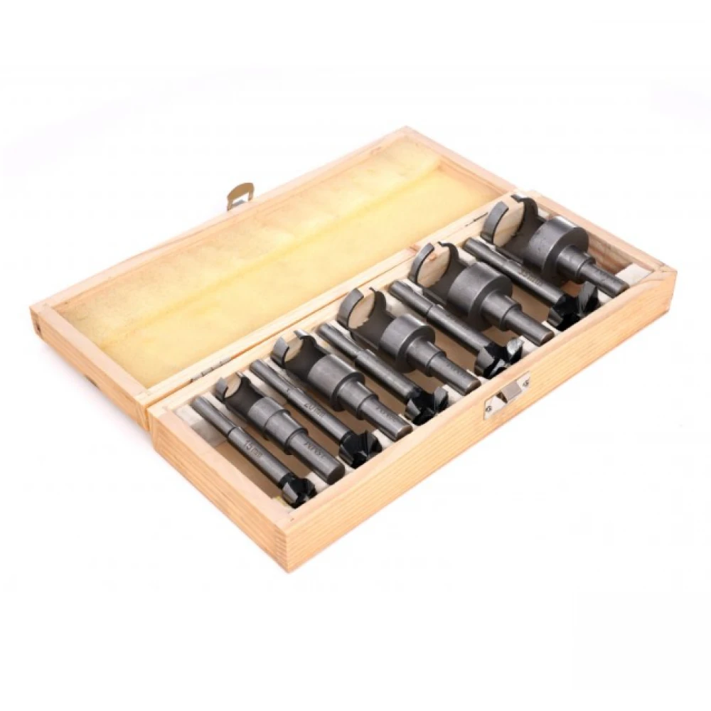 Фрезери за дърво, 10 бр., 15 мм до 35 мм - KD979