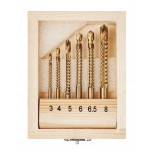 Комплект свредла за фреза, 6 бр. фрези, 3-8 мм - KD997