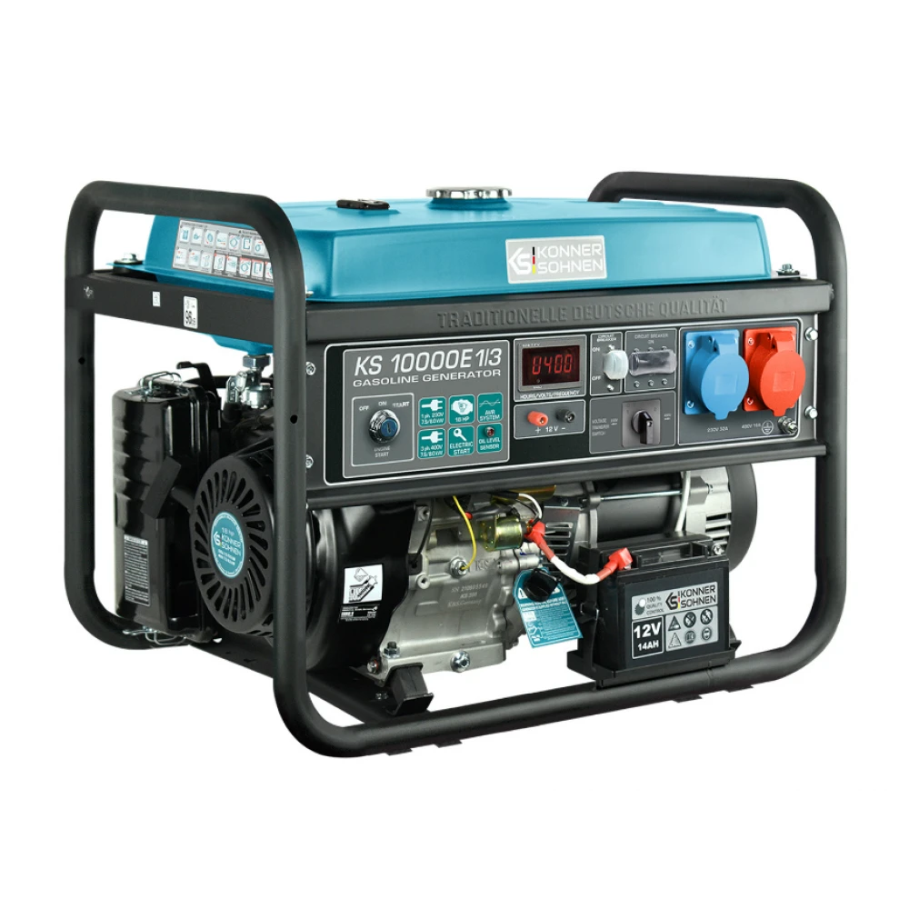 Бензинов генератор - Könner & Söhnen KS 10000E 1/3