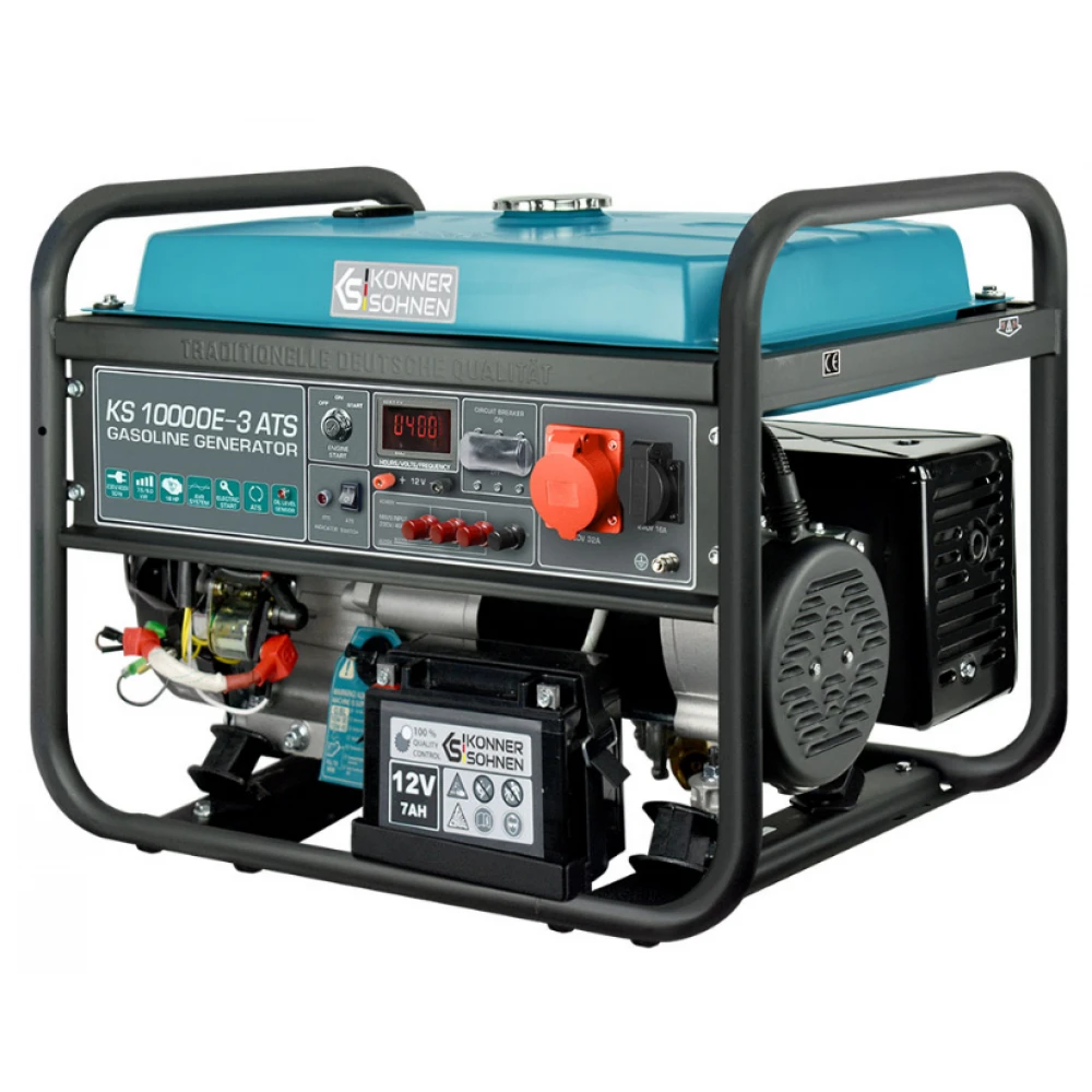 Бензинов генератор - Könner & Söhnen KS 10000E-3 ATS