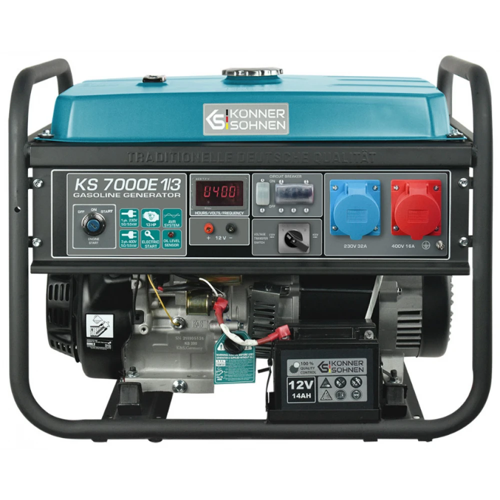 Бензинов генератор - Könner & Söhnen KS 7000E 1/3