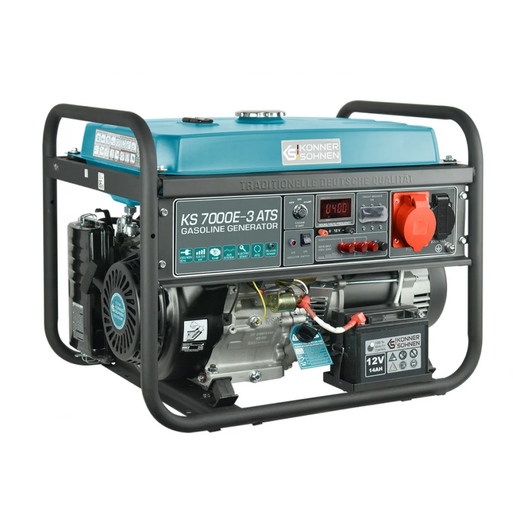 Бензинов генератор - Könner & Söhnen KS 7000E-3 ATS