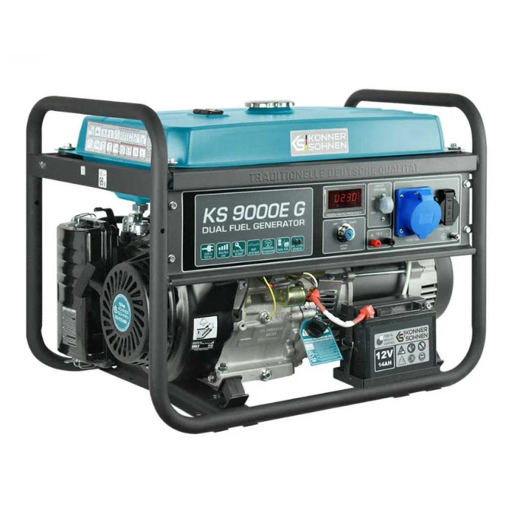 LPG/бензинов генератор - Könner & Söhnen KS 9000E G