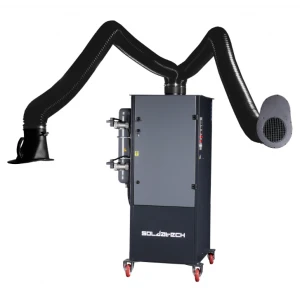 Мобилен аспиратор за заваръчен газ, 1,1 kW, с 2 рамена - LDA02P