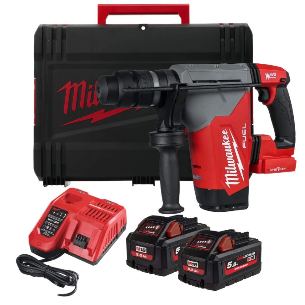 Акумулаторен безчетков перфоратор SDS+, 5.0 J, 18 V - M18ONEFHPX-552X