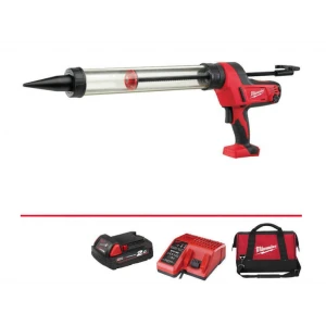 Акумулаторен пистолет за силикон 4500Nm, 600 мл, 2Ah - C18PCG600T-201B