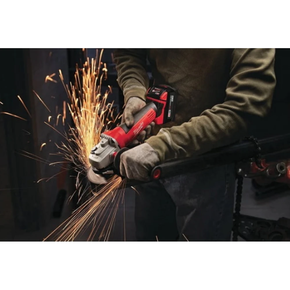 Акумулаторен ъглошлайф 18V, 125 мм, 9000 об./мин. - HD18AG125-402C