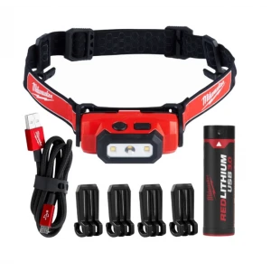 Акумулаторен челник с батерия и USB кабел 4V, 475lm - L4 HL-301 