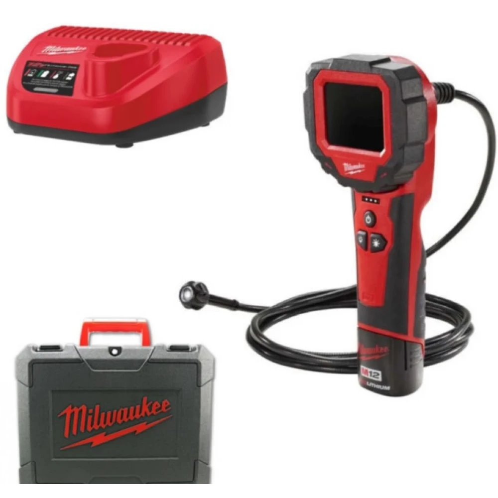 Акумулаторна инспекционна камера / ендоскоп, 2 Ah, 12 V - M12 IC-201C