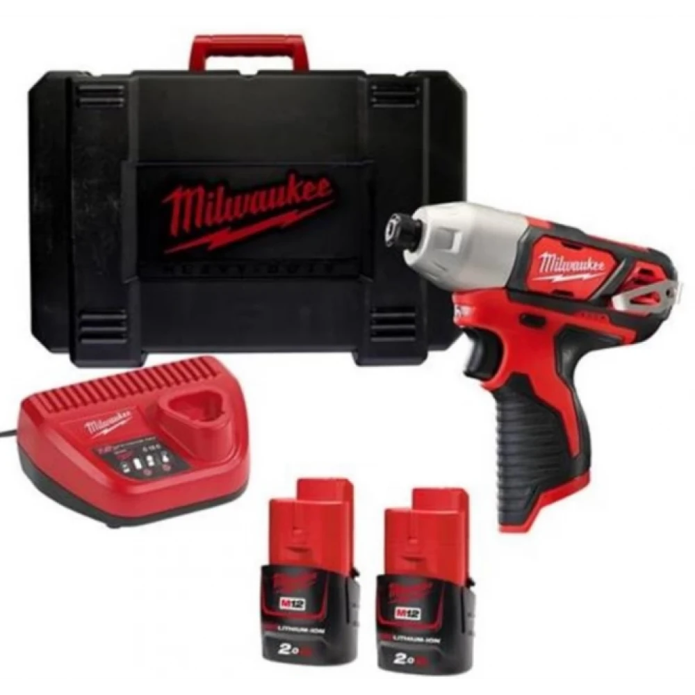 Акумулаторен ударен винтоверт 12 V, 2 Ah, 112 Nm - M12BID-202C