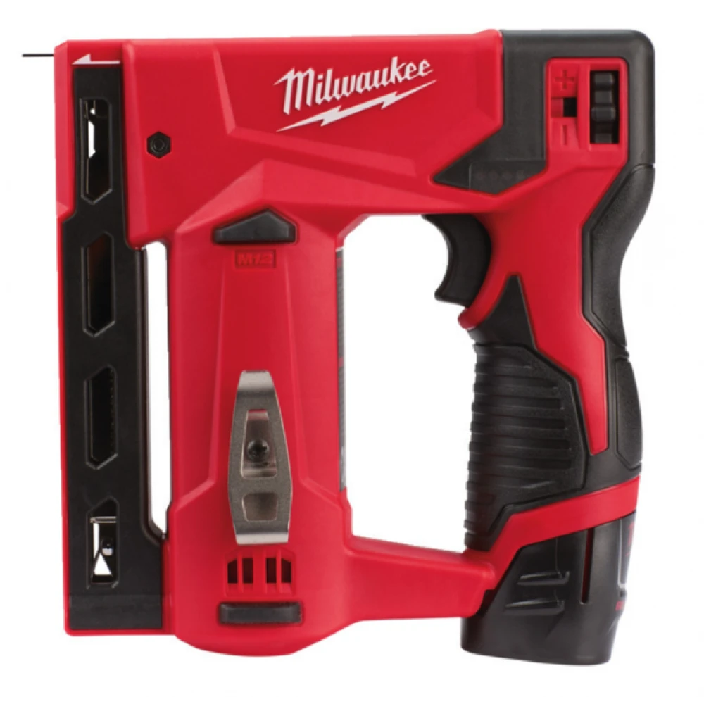 Акумулаторен такер 6 - 14 мм, 12 V, 2 Ah, с батерии - M12BST-202X