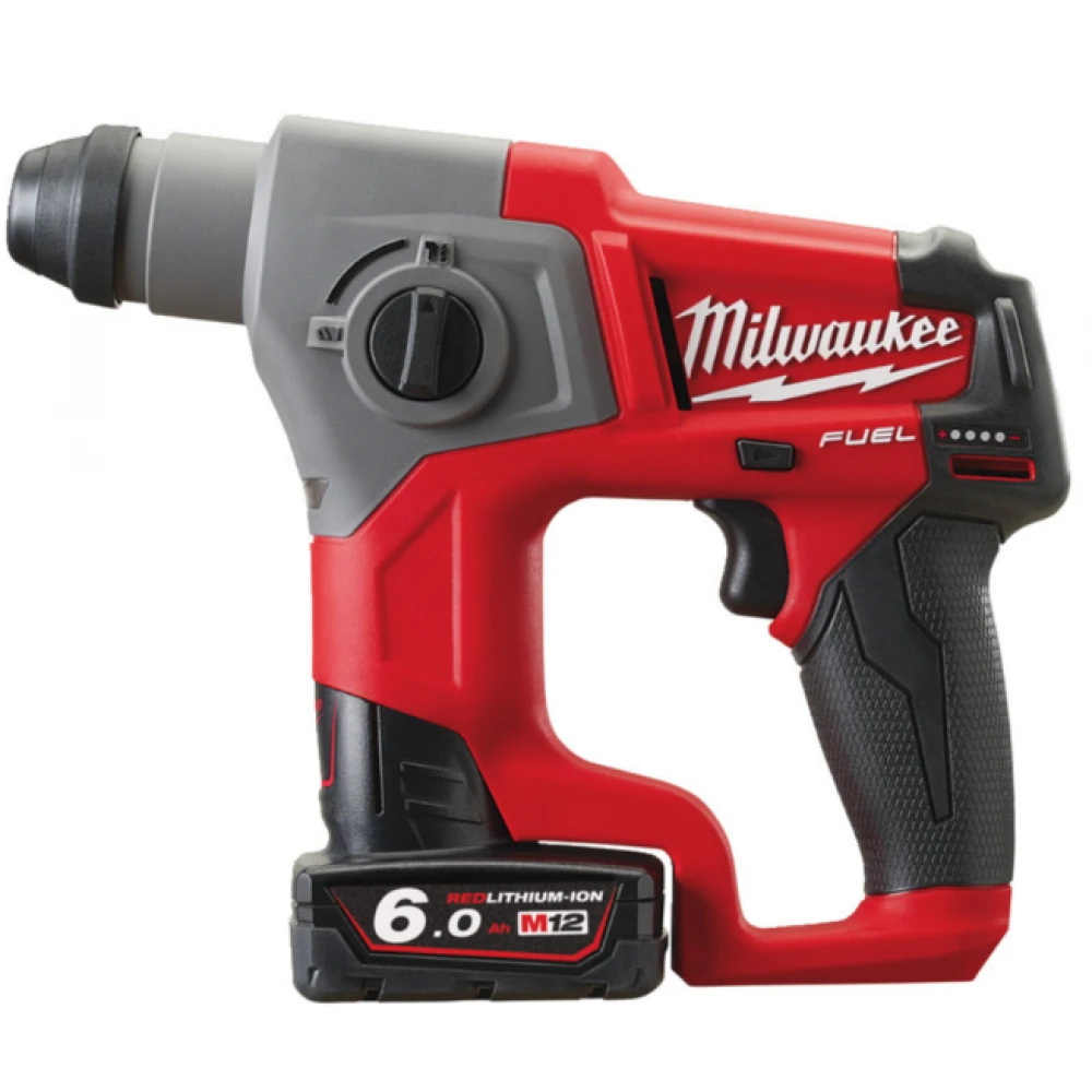 Акумулаторен безчетков перфоратор SDS+, 6.0 Ah 12V, 1.1 J - M12CH-602X