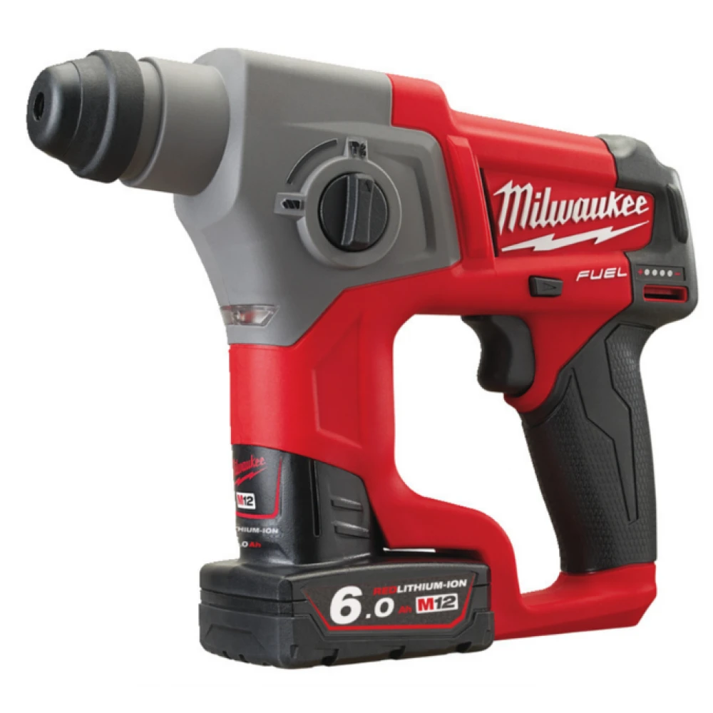 Акумулаторен безчетков перфоратор SDS+, 6.0 Ah 12V, 1.1 J - M12CH-602X