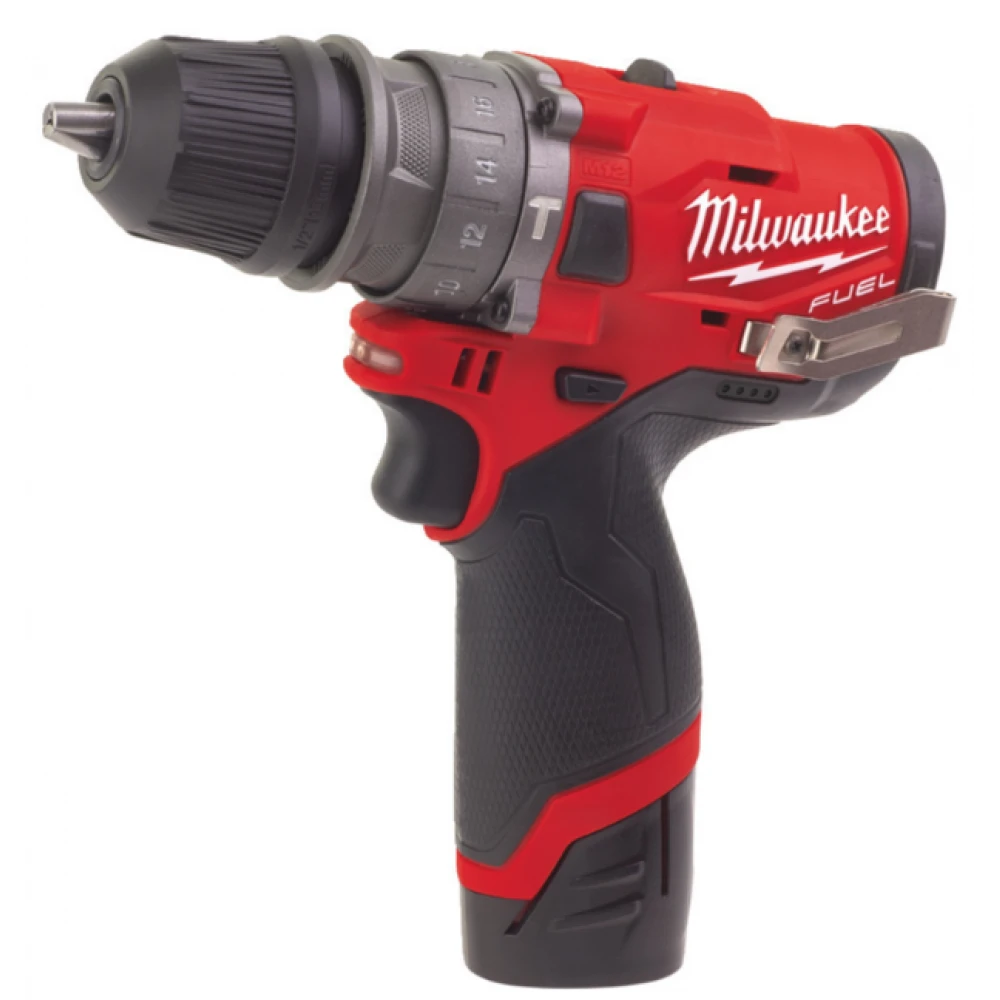 Акумулаторен ударен безчетков винтоверт с батерии, 2 Ah - M12FPDX-202X