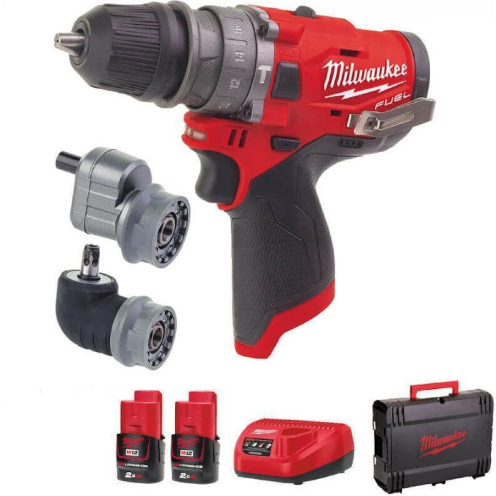 Ударен безчетков винтоверт с приставки 12V 2Ah 37 Nm - M12FPDXKIT-202X