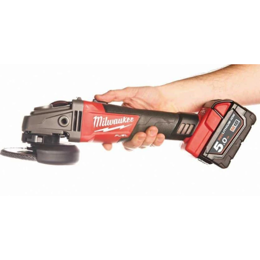 Безчетков акумулаторен ъглошлайф 125 мм 8500 об/мин - M18 CAG125X-502X