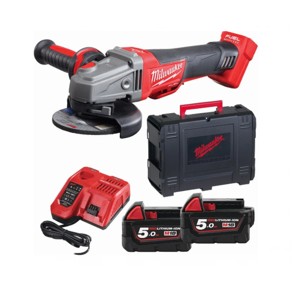 Акумулаторен безчетков ъглошлайф 8500 об/мин. - M18 CAG125XPDB-502X