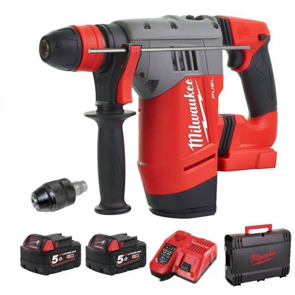 Акумулаторен перфоратор SDS-plus, 5.5 Ah, 2.5 J, 18 V - M18CHPX-502X