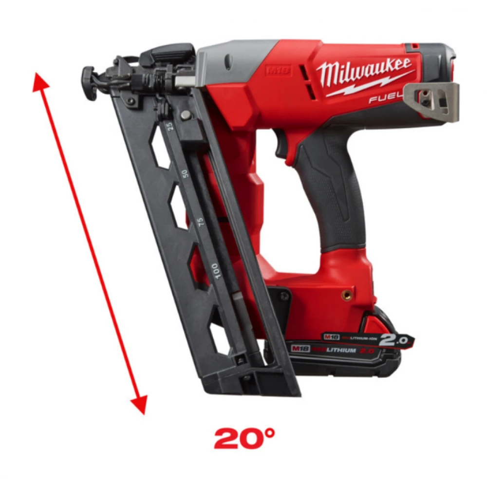 Акумулаторен такер 18 V, 2 Ah, 32-63 мм, с батерия - M18CN16GA-202X