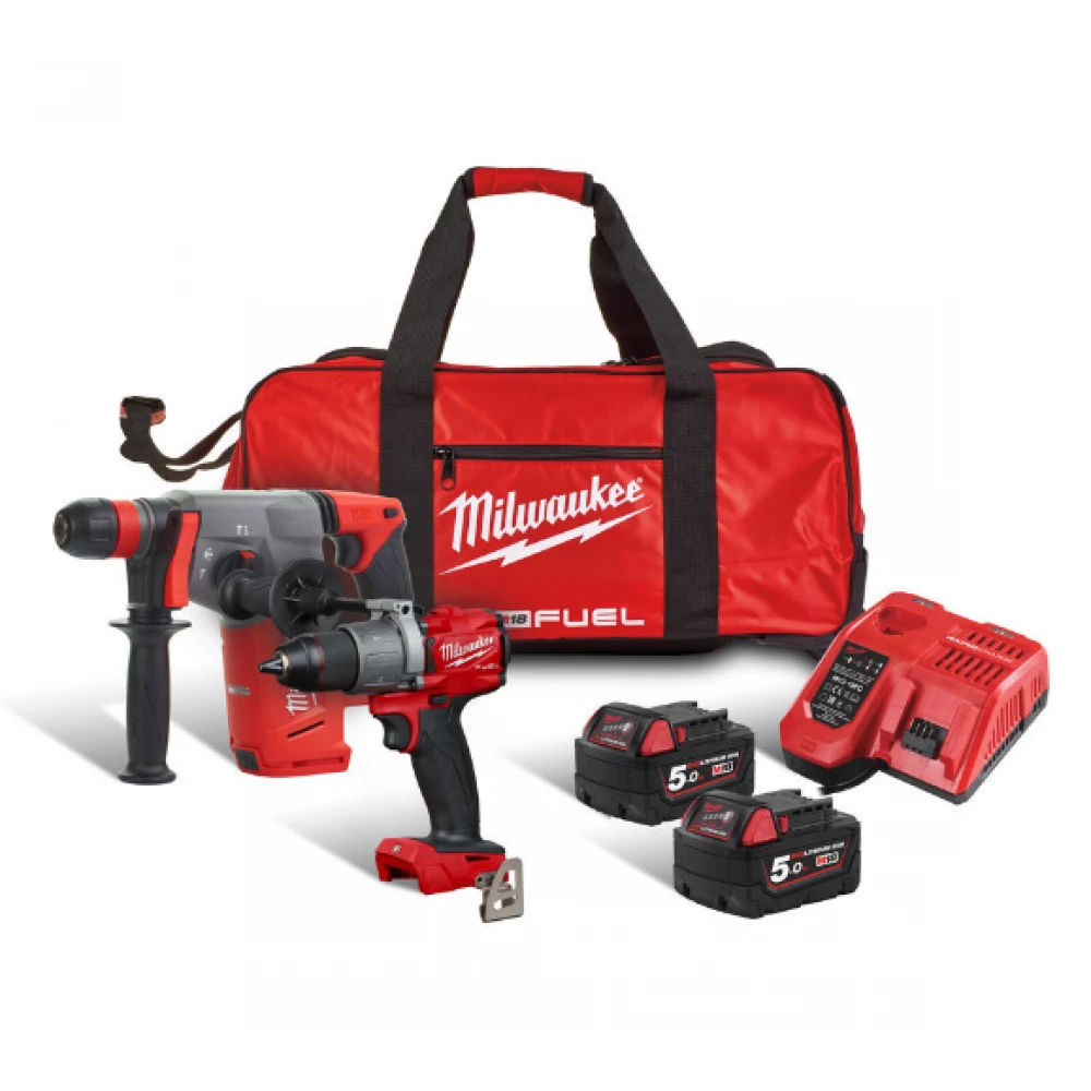 Комплект перфоратор и винтоверт Milwaukee M18FPP2M2-502B