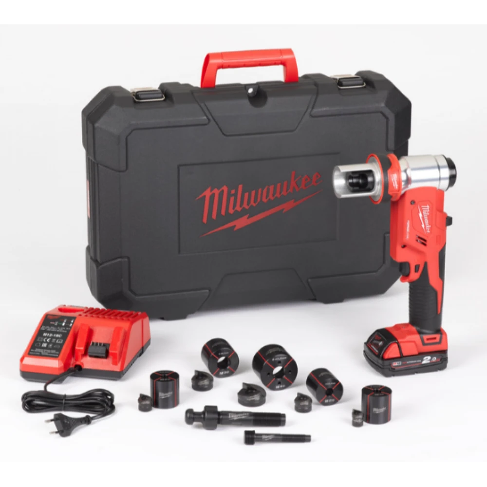 Акумулаторна машина за пробиване, 2 Ah, 60 kN, 18V - M18HKP-201CA