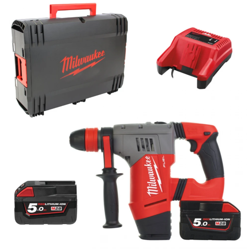 Акумулаторен безчетков перфоратор 4.1 J, 2 х 5,0 Ah - M28CHPX-502X